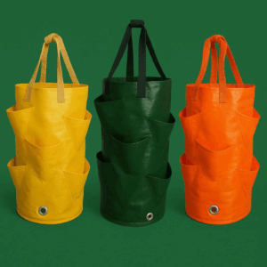 Zestaw 3 Wiszących Worków do uprawy Roślin,Warzyw i Owoców w każdym miejscu